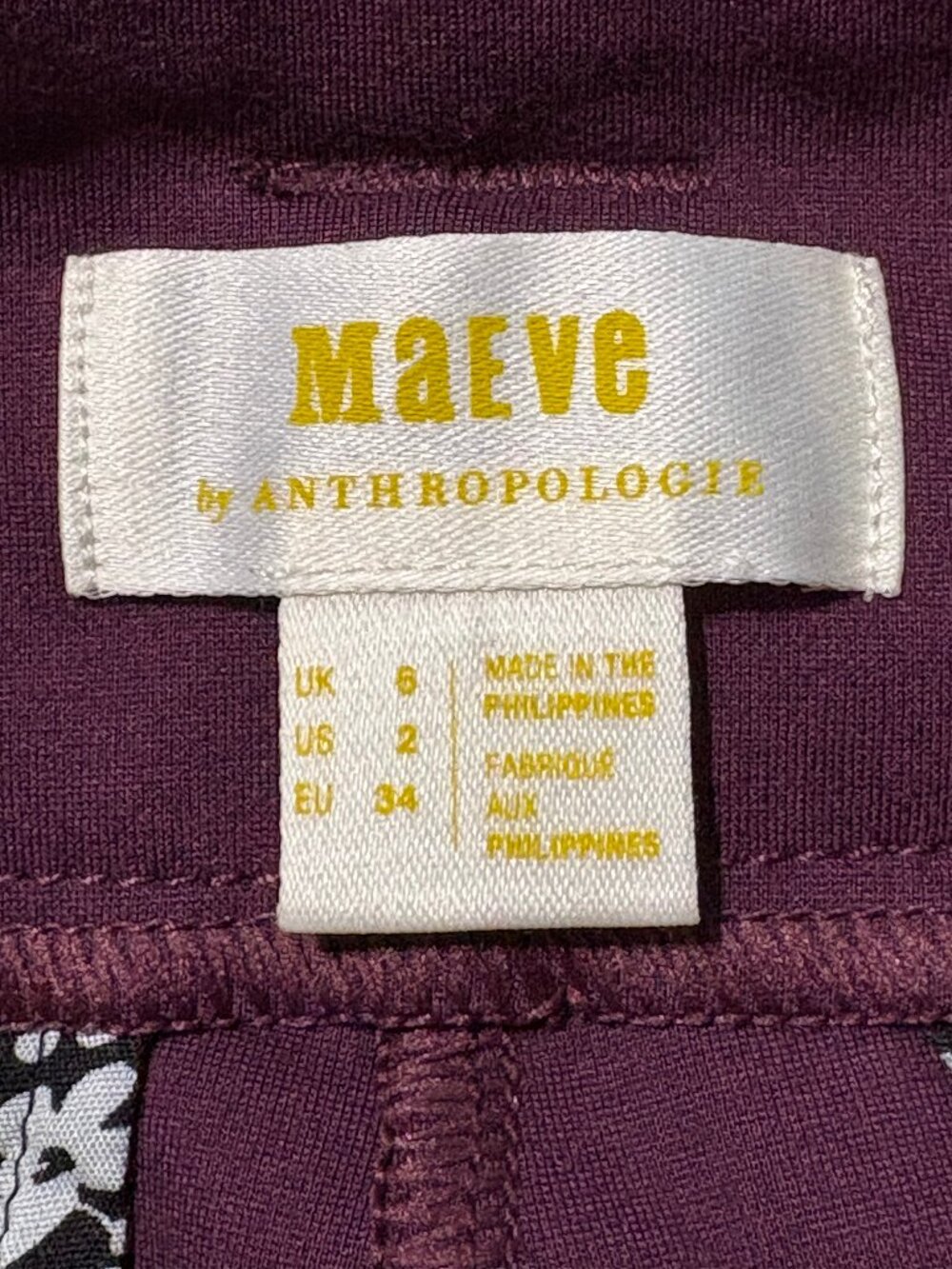 Anthropologie Maeve Naomi Wide Leg Pants Size 2 - Picture 9 of 12